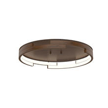  FM52719-WT - Anello Minor 19-in Walnut LED Flush Mount